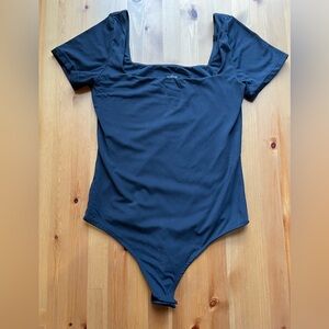 Black Short Sleeve Bodysuit